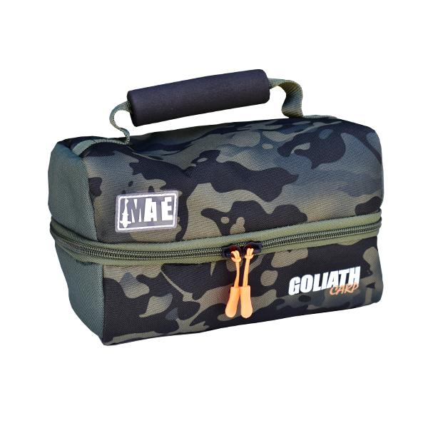 MATE GOLIATH CARP CAMO LEADS & ACCESORIES BAG